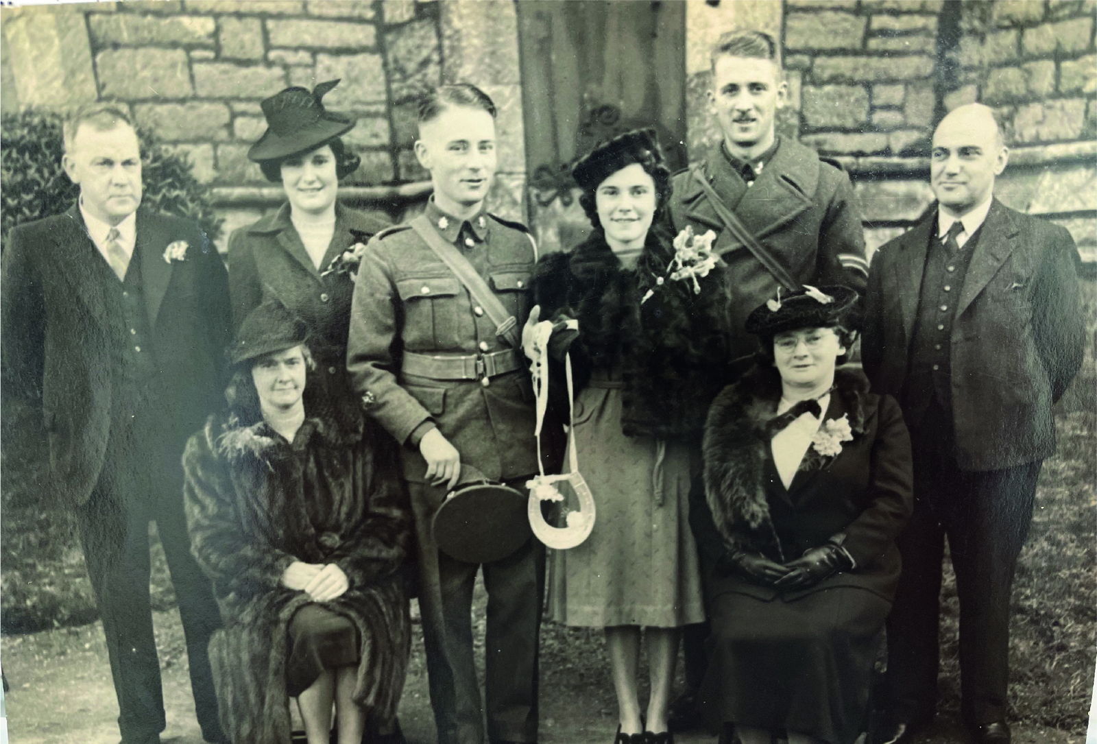 Bettie and Herbert Statton, generation three, on their wedding day.